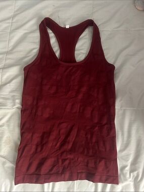 Women's Racerback Tank Top - Burgundy